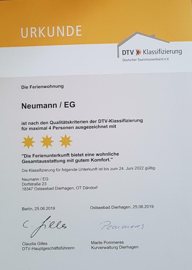 3***Ferienwohnungen Neumann Dändorf Dış mekan fotoğraf